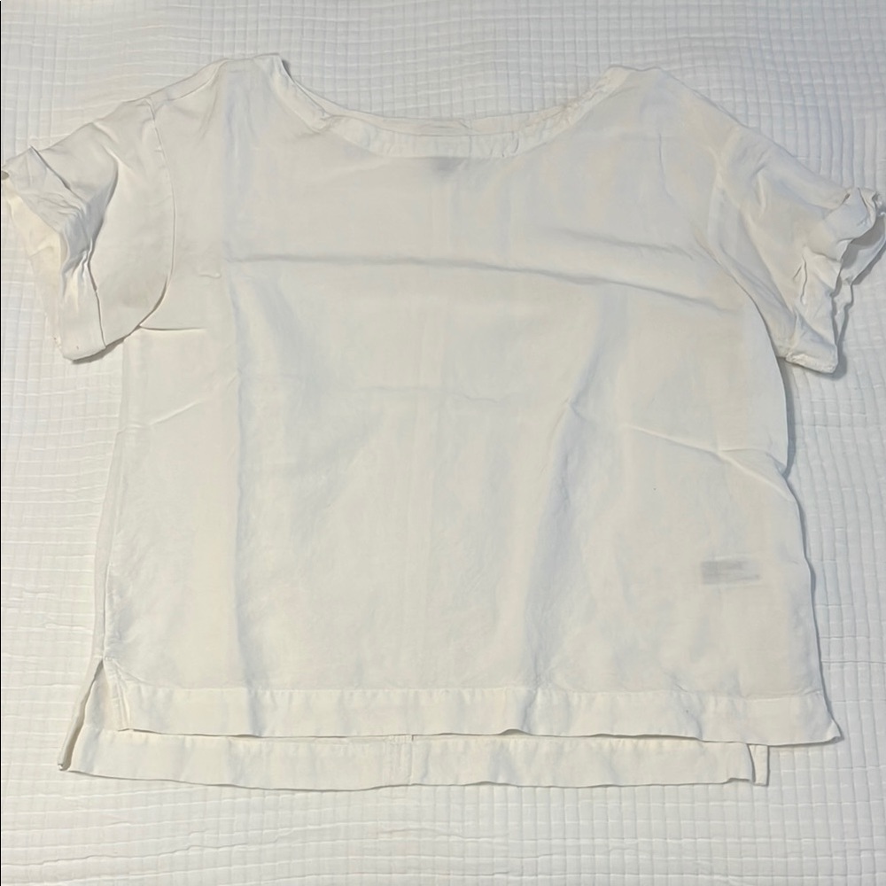 A New Day Cream Short Sleeve Top